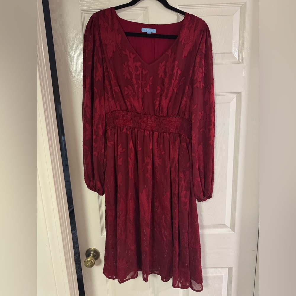 Draper James Red Midi Dress